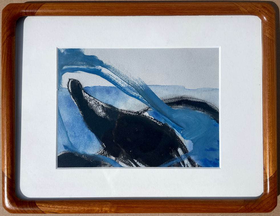 from the series 'Blue" by Barbara Benish. At 515 Gallery, Los Angeles