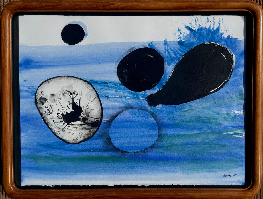 from the series 'Blue" by Barbara Benish. At 515 Gallery, Los Angeles
