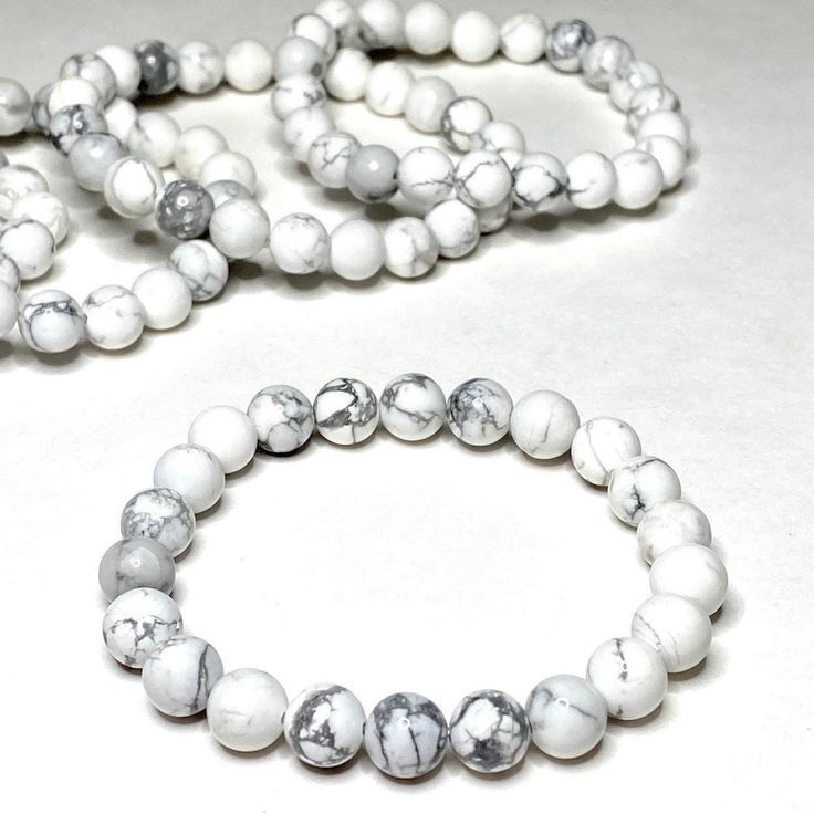 Howlite Bracelet - 8mm