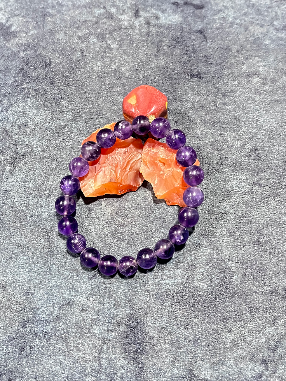 Thumbnail: Amethyst Bracelet - 8mm