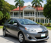 A rental car in jamaica