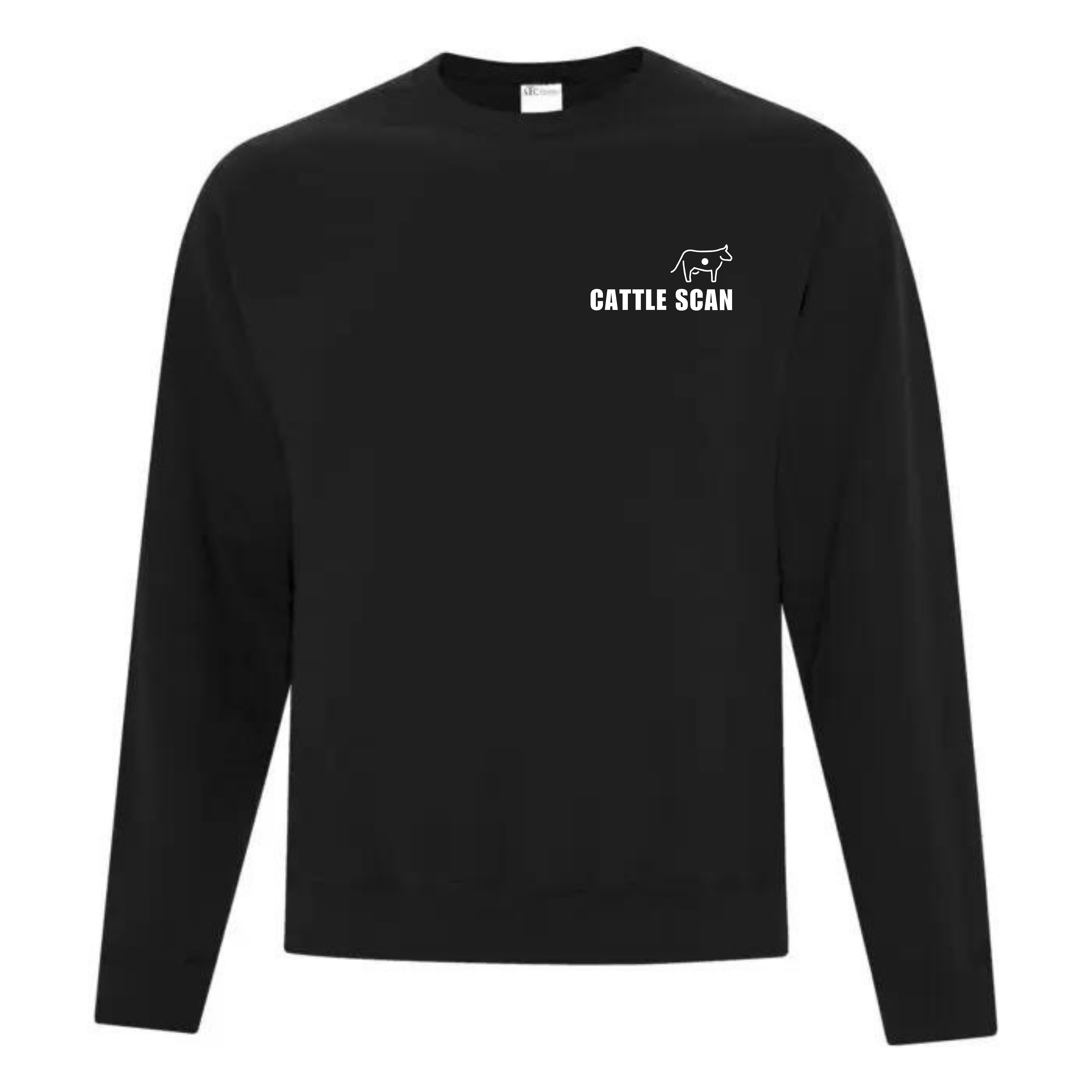 Cattle Scan Cozy Crewneck Classic Logo