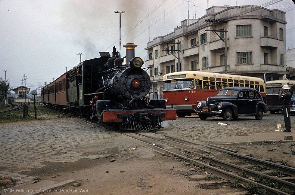 Antiga Locomotiva que ia para Jaçanã passando por Tucururvi