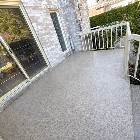 Balcon en époxy à Blainville