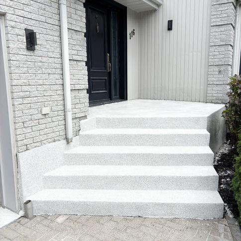 Escalier en époxy à Sainte-thérèse
