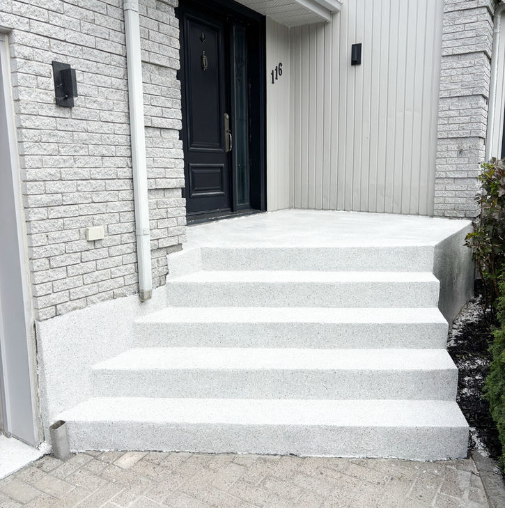 Escalier en époxy à Sainte-thérèse