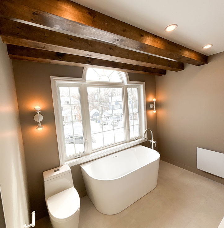 Rénovation de salle de bain à Prévost
