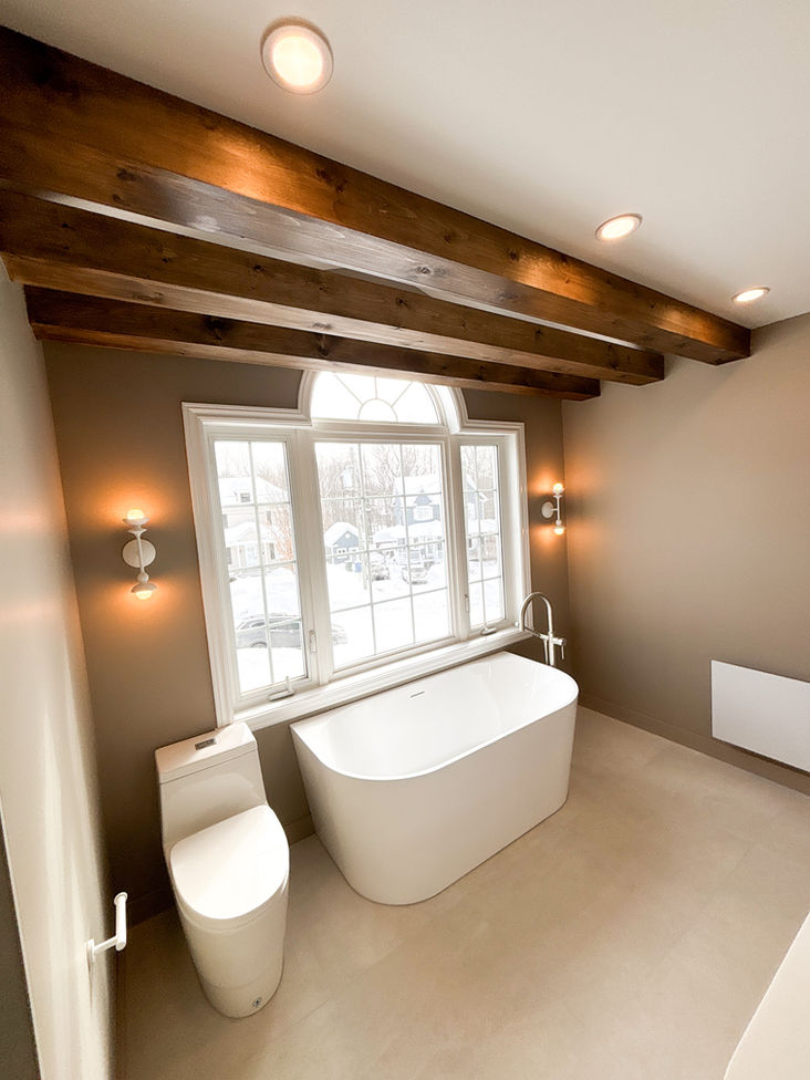 Rénovation de salle de bain à Prévost