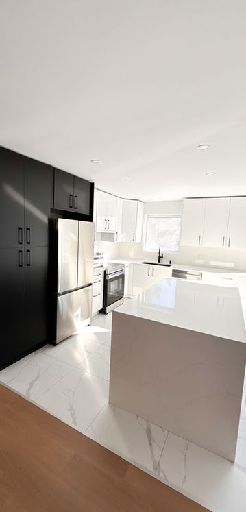 Rénovation de cuisine à Laval avec armoire IKEA