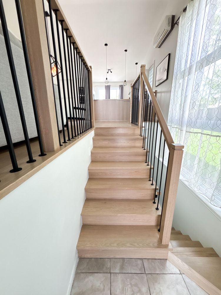 Rénovation d'escalier à Saint-Eustache