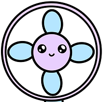 NEPF's mascot, Fannie, a charismatic fan with blue blades and a cute face.