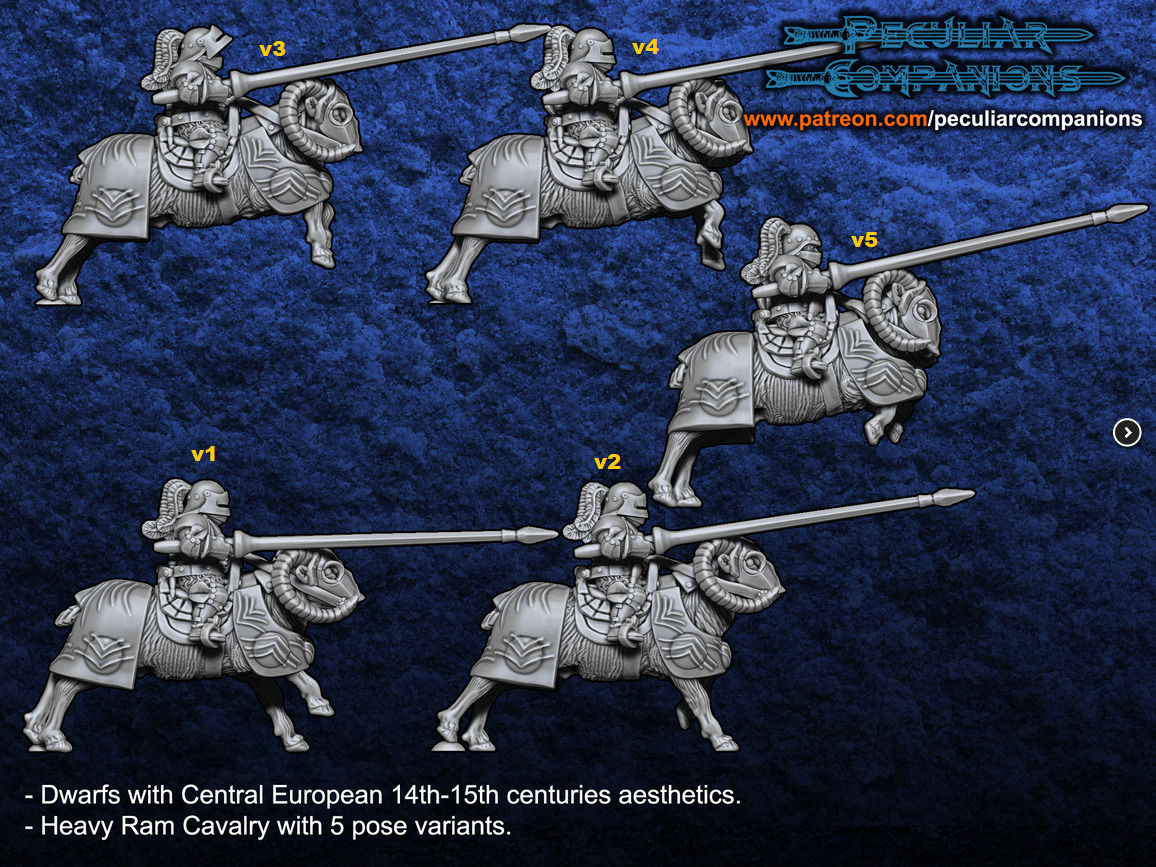 Breton Dwarven Heavy Cavalry (Gendarme)