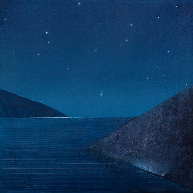 STARRY NIGHT OVER A NORTHERN COAST - Keith Grant