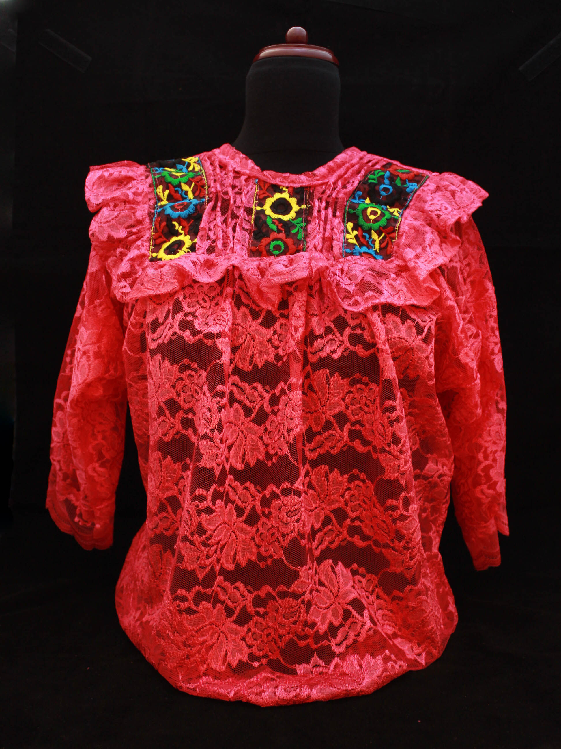 Blusa Encaje Roja (G)