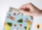 Personalized Christmas Cash Envelope | Holiday Gift A4 size cut out Editable PDF
