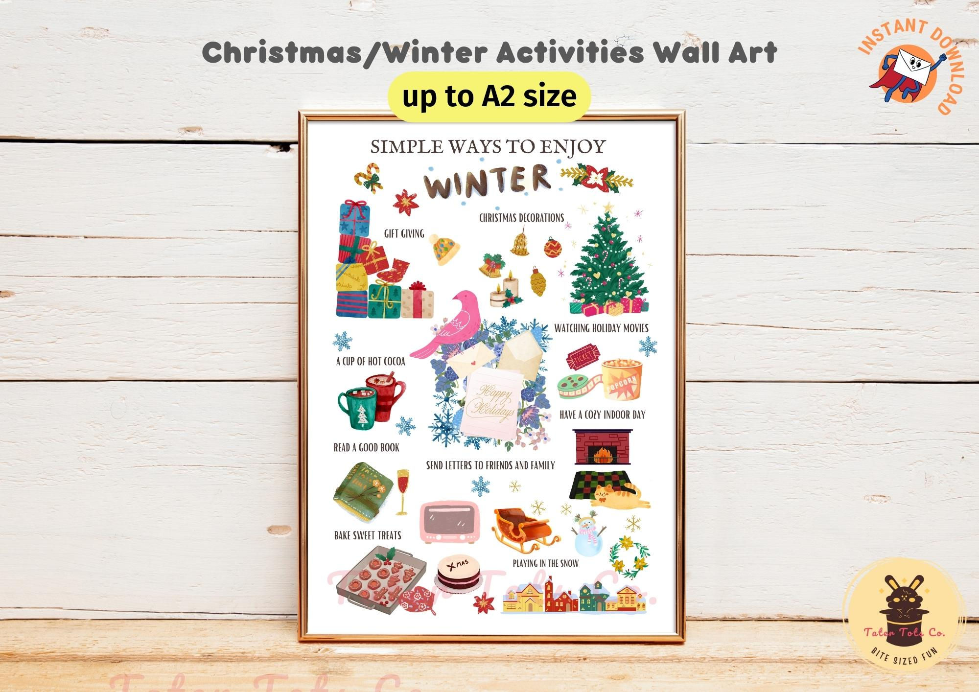 Simple Ways to Enjoy Winter | Christmas Activities | Season Holiday Decor PDF