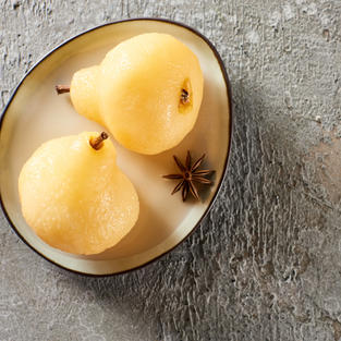 poire pochée quatre épices