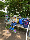 太尾公園でおさんぽ&シャボン玉