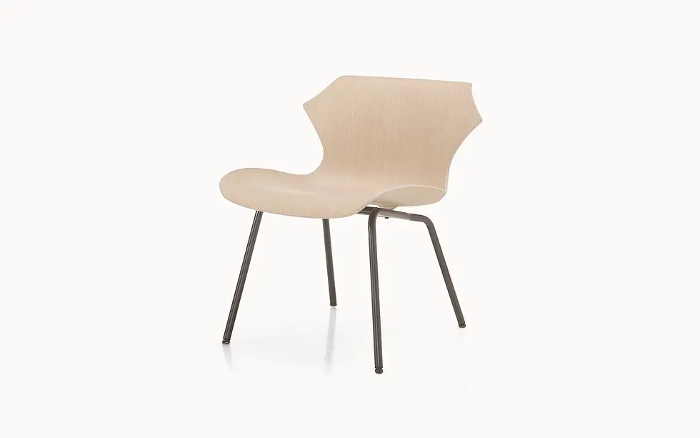 Thumbnail: Petal Lounge Chair Metal Base