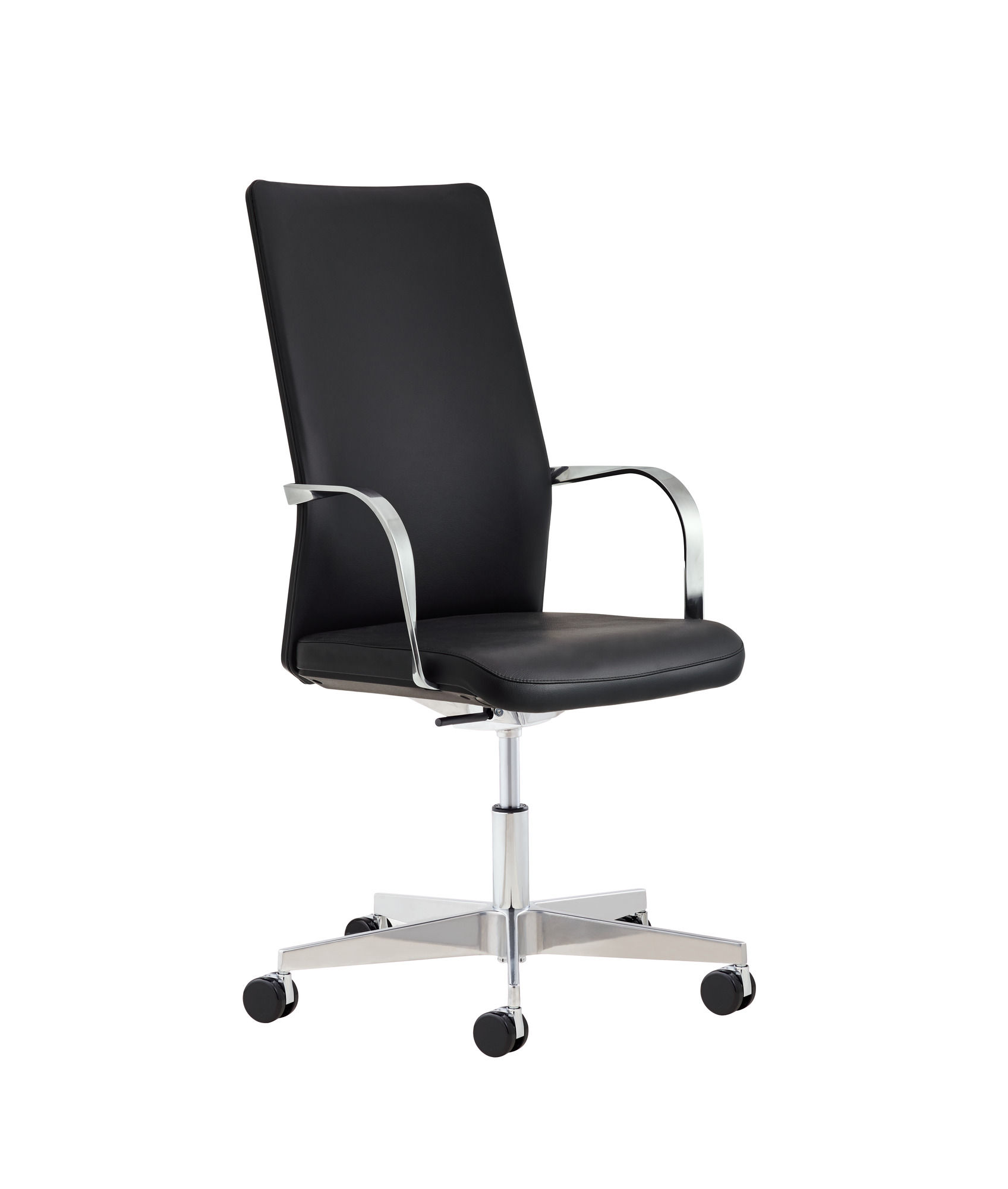 MN1 Meeting Armchair- Uphol/5-star Base/High Back