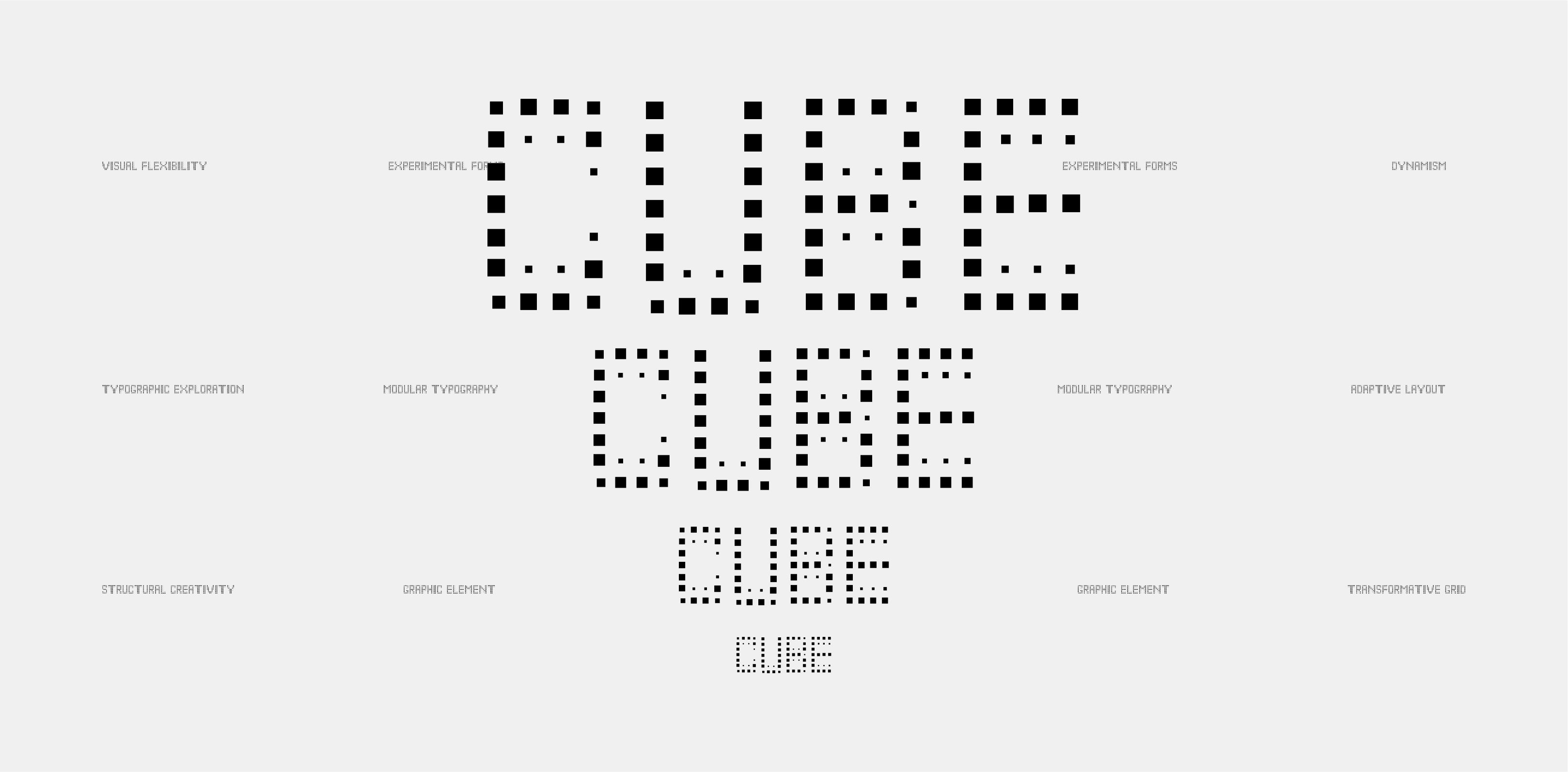 Typeface CUBE Exp