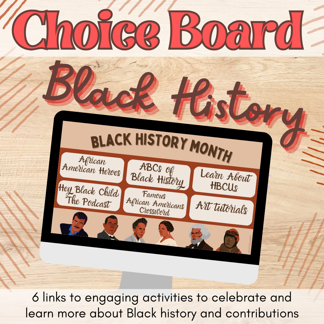 Black History Choice Board