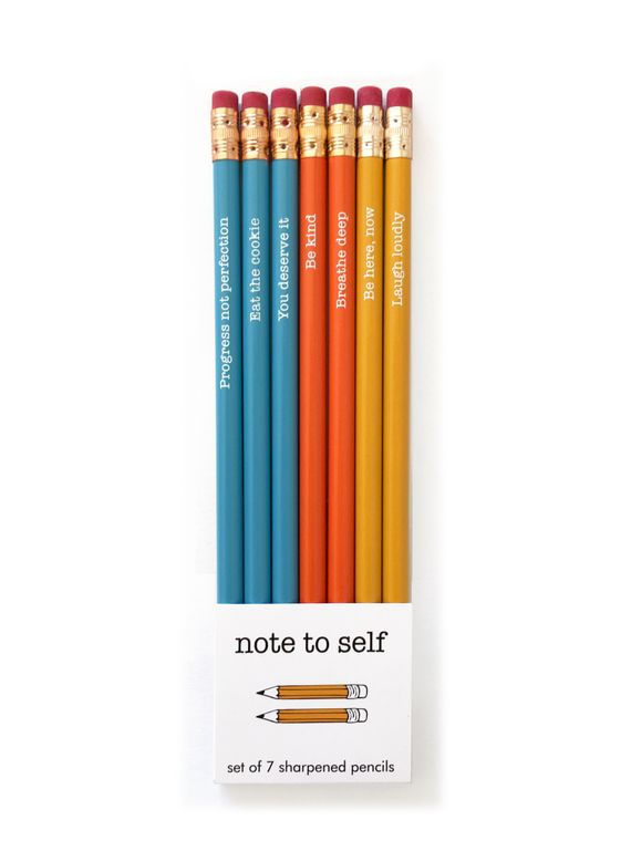 Note To Self - Pencil Set
