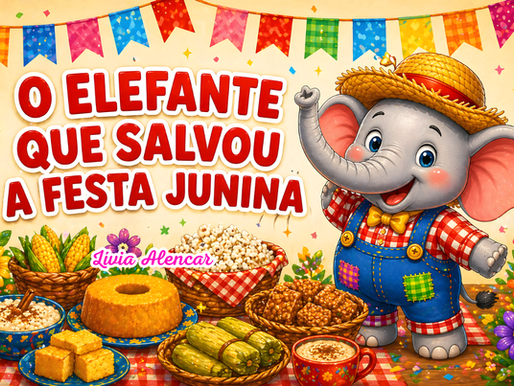 história o elefante que salvou a festa junina