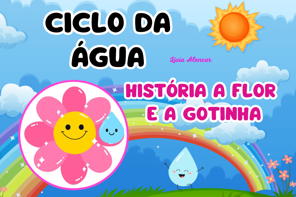 História Infantil de Dia da Água e Atividade Ciclo da Água