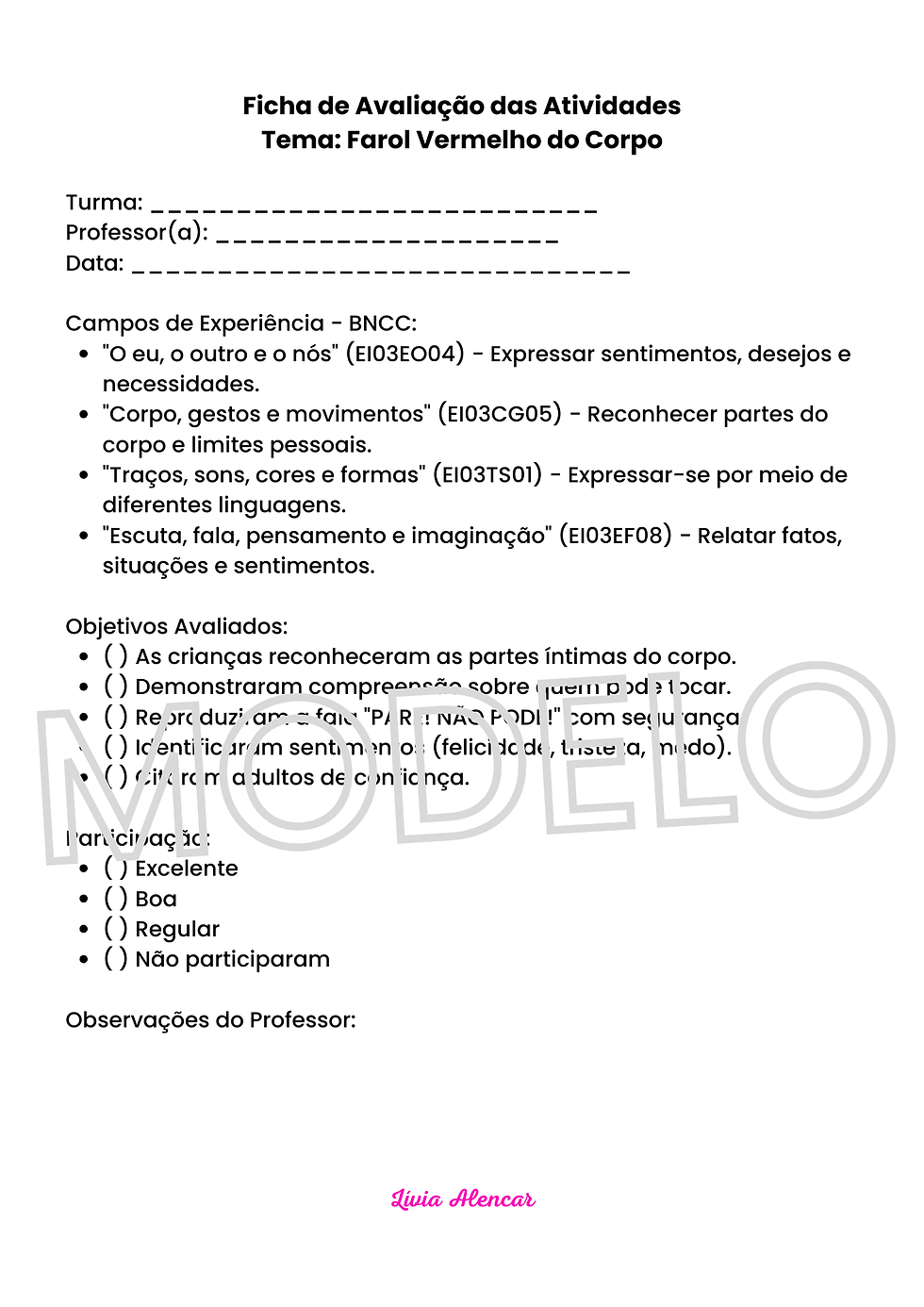 maio laranja projeto educação infantil