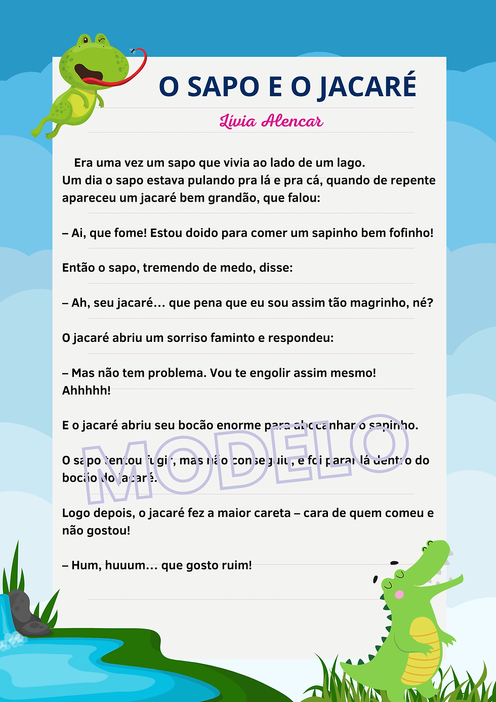 história infantil engraçada