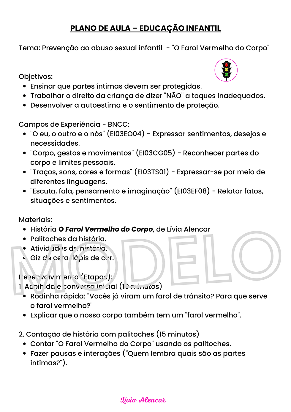 maio laranja plano de aula planejamento educação infantil