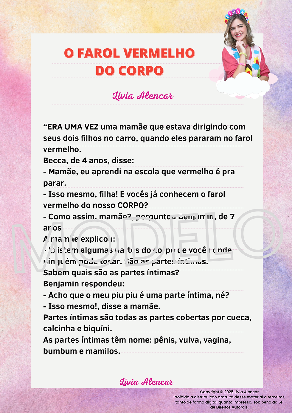 maio laranja história infantil