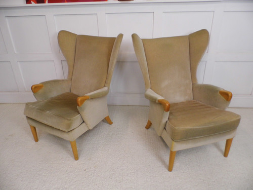 Vintage Retro Parker Knoll Papa Bear PK757 Wingback armchair