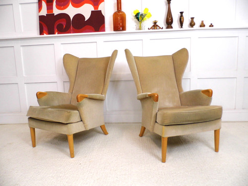 Vintage Retro Parker Knoll Papa Bear PK757 Wingback armchair