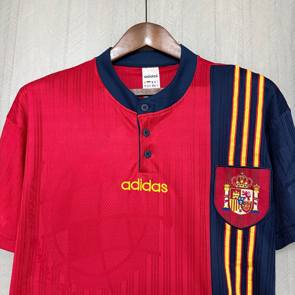 Miniatura: Camisa Espanha I 1996