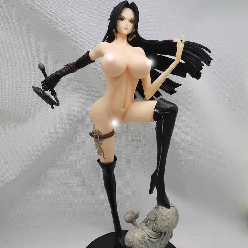 Thumbnail: One Piece POP Boa Hancock Leather Queen Naked Japanese Anime Action Figures Nake
