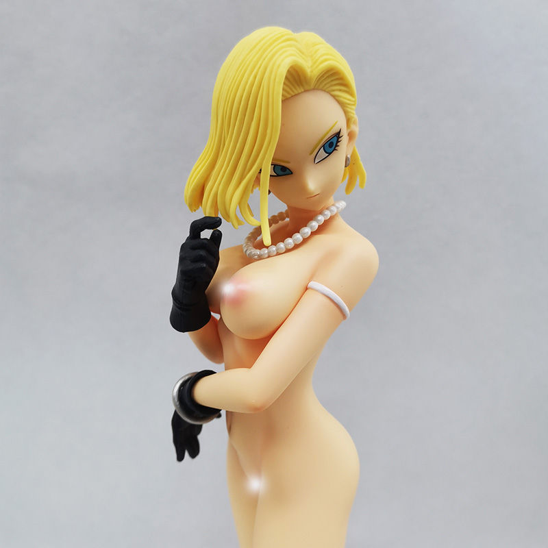 Thumbnail: Dragon Ball Z Android 18 Lazuli Jacket Off Ver. Sexy Naked Hentai Anime Adult Nu