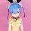 Thumbnail: Rem Naked Bunny Ver. Japanese Anime Action Figures Huge Breasts Makaizou Figures