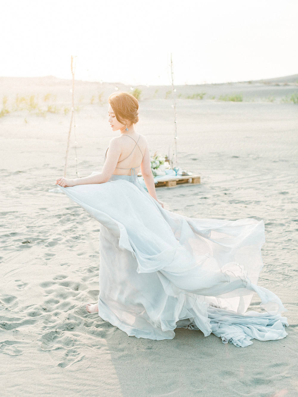 Ethereal West Coast Bridal Inspiration in Taiwan Arther Chen Photography