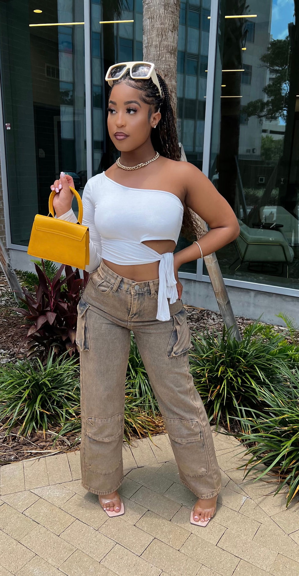 Thumbnail: Denim Cargos (Brown)