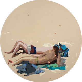 Monique Tyacke-Days With You-50cm round-Acrylic & oil on birch wood-$550 copy 2.png