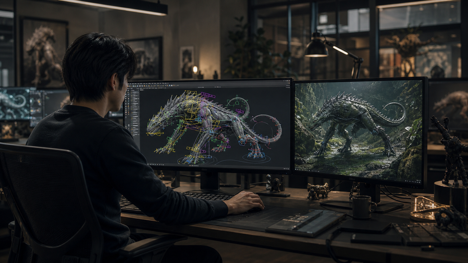 AI Creature Animation for Games, VFX, and XR