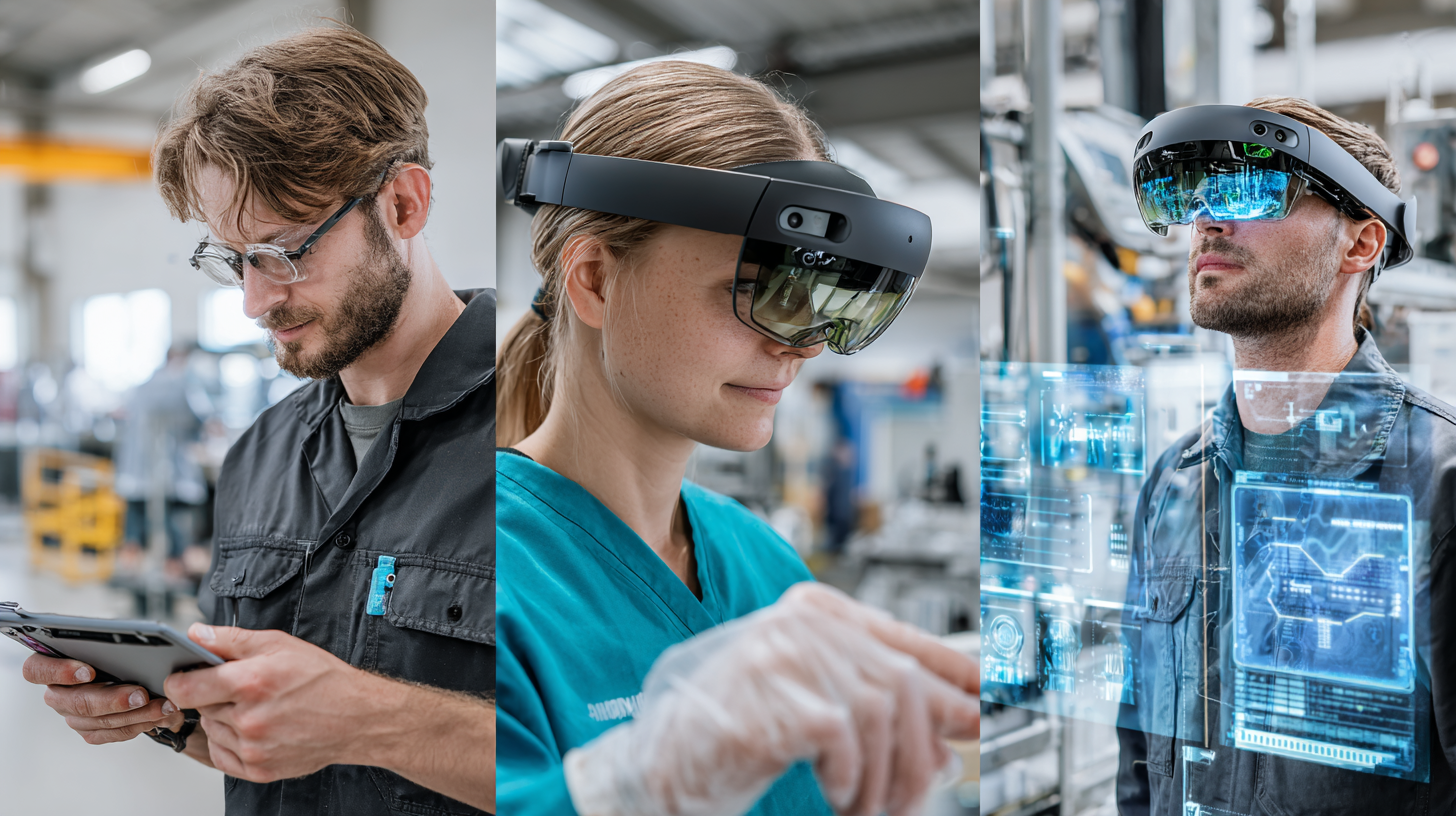 Realistic examples of AR, VR, and MR used in enterprise settings for immersive workflows.
