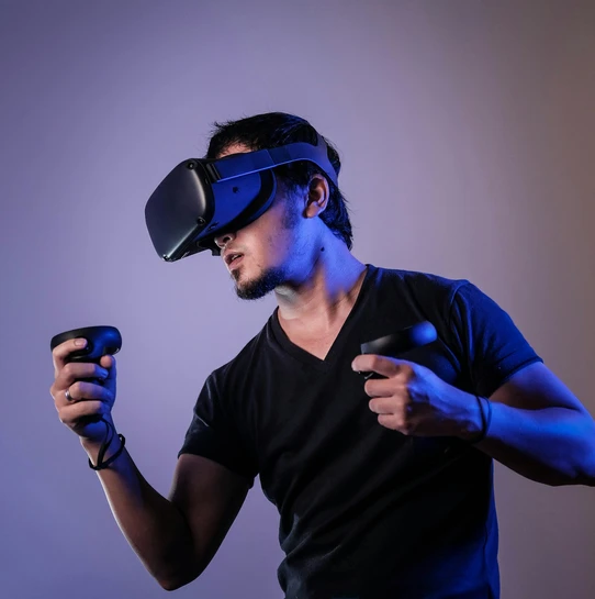 Fresh enterprise AI XR training simulation hero image