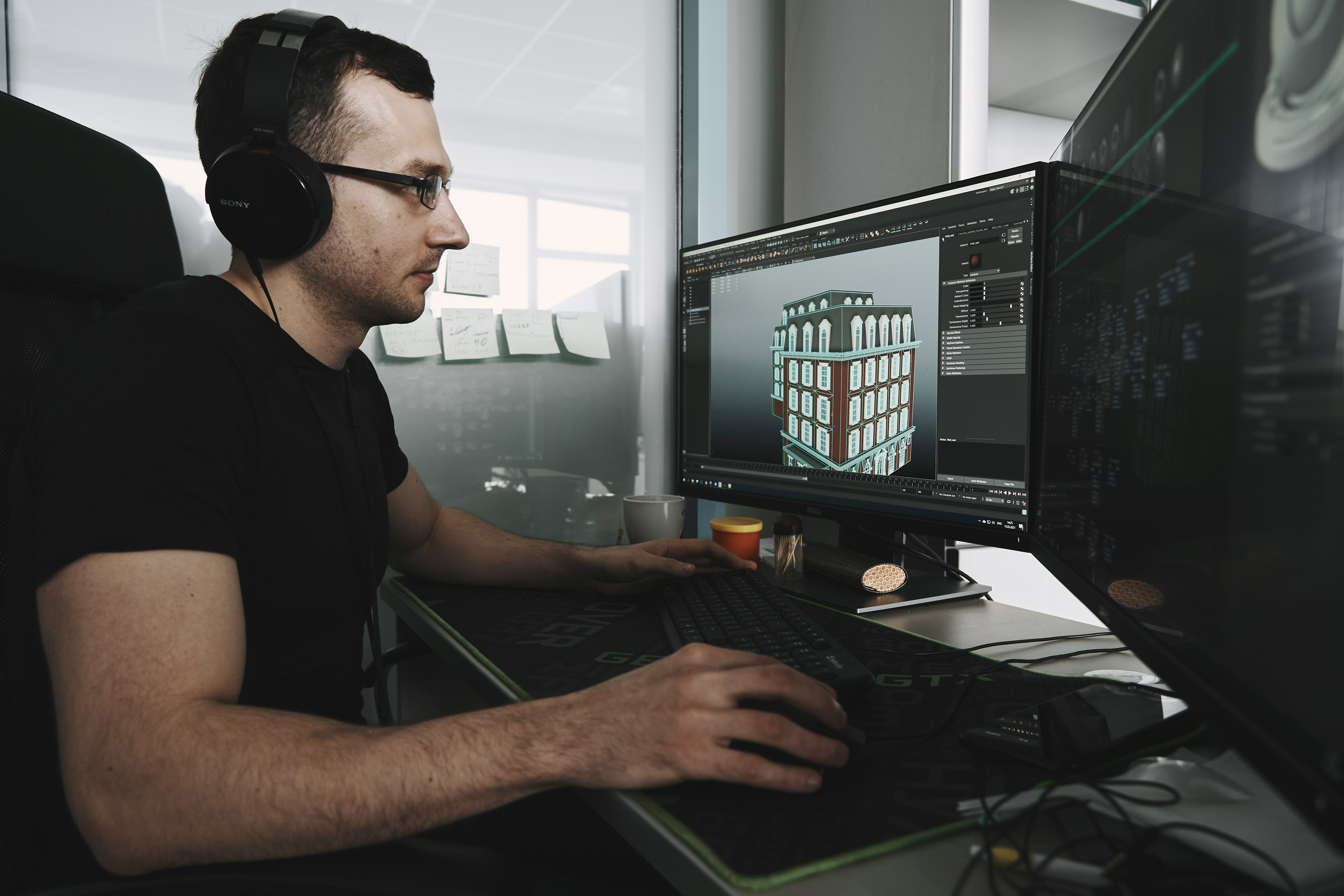 Software development work supporting an AR application timeline