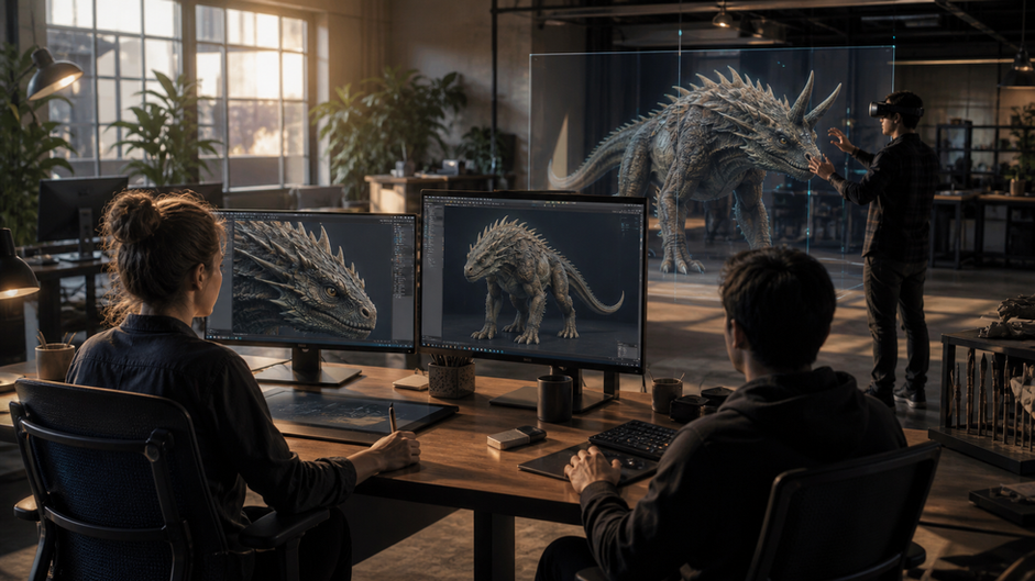Virtual Creatures for Immersive Experiences: XR, Games, and VFX Guide