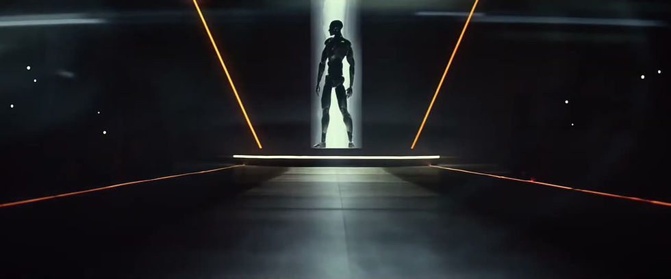 Etisalat robot surrounded by screens campaign still