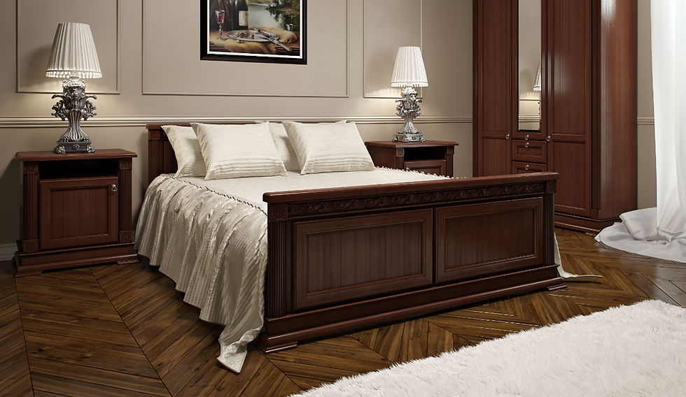 5 - BED WITH (WITHOUT) FOOTBOARD