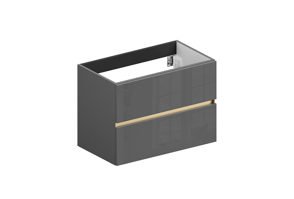 1 - LIRA 60 (70, 80, 90, 100). WALL-MOUNTED VANITY